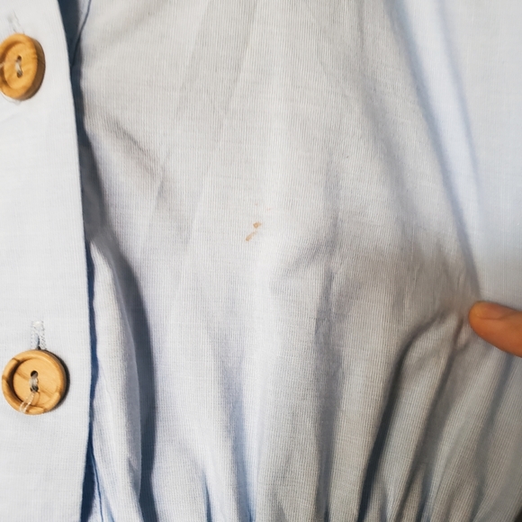 Zara Light Blue Swing Shirt Dress - Picture 5 of 7